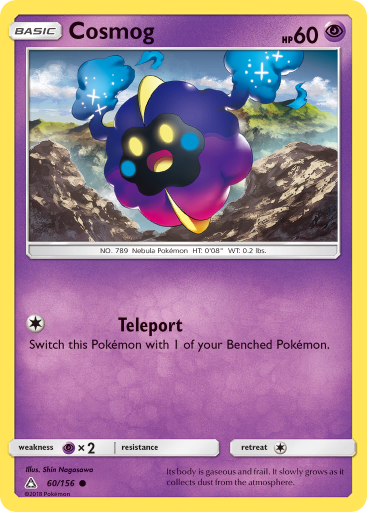Cosmog – Ultra Prism 60/156 Pokémon card