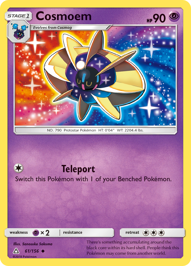 Cosmoem – Ultra Prism 61/156 Pokémon card