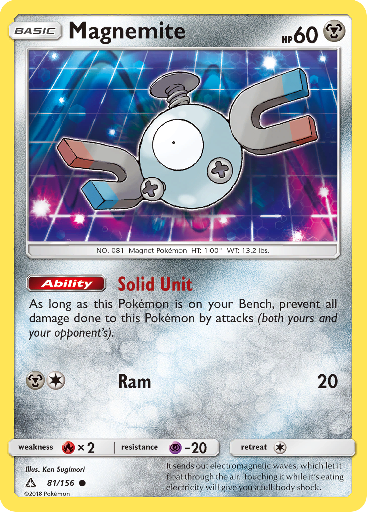 Magnemite – Ultra Prism 81/156 Pokémon card