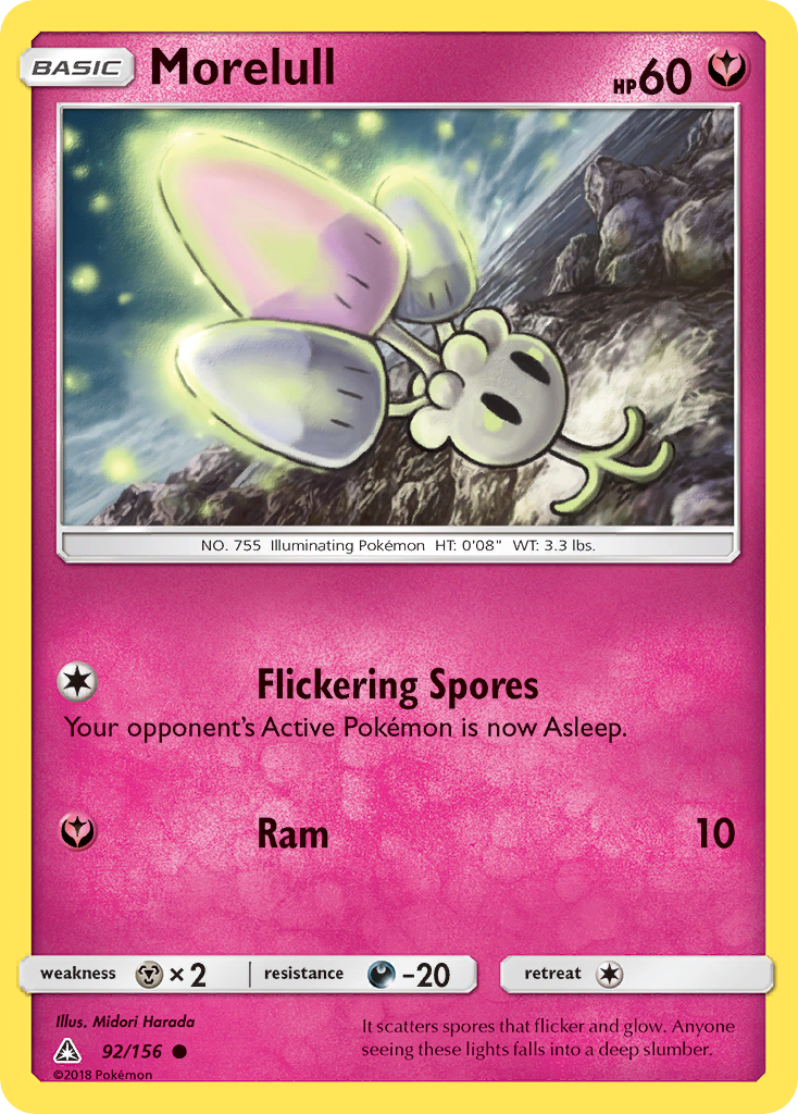 Morelull – Ultra Prism 92/156 Pokémon card