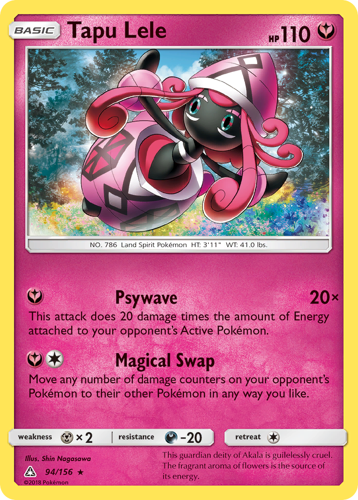 Tapu Lele – Ultra Prism 94/156 Pokémon card