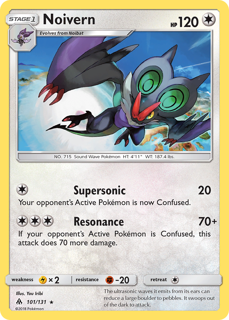 Noivern – Forbidden Light 101/131 Pokémon card