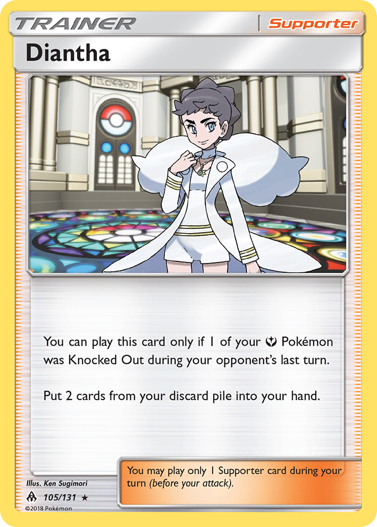 Diantha – Forbidden Light 105/131 Pokémon card