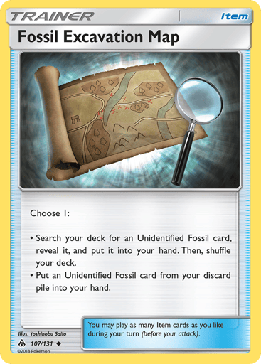 Fossil Excavation Map - Forbidden Light 107