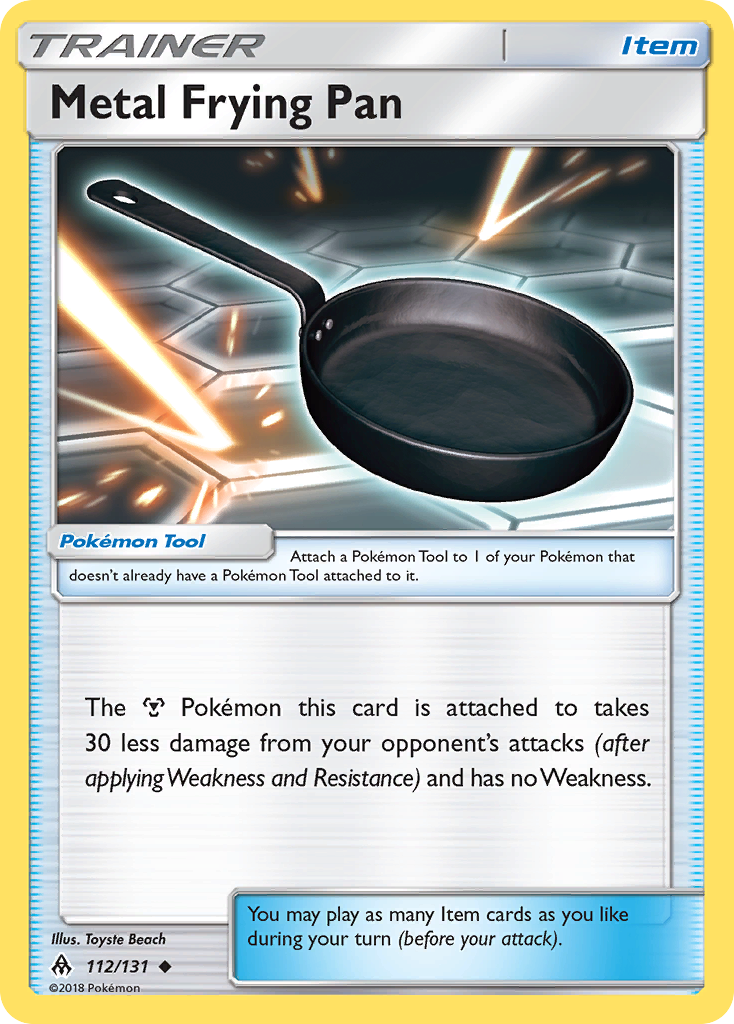 Metal Frying Pan – Forbidden Light 112/131 Pokémon card