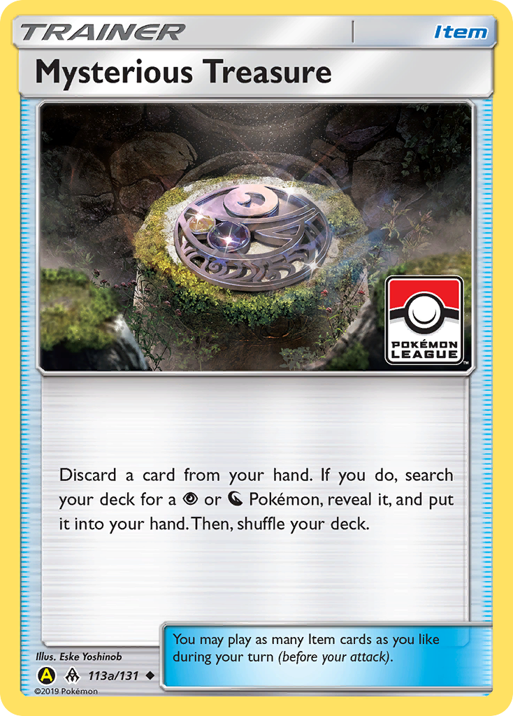 Mysterious Treasure – Forbidden Light 113a/131 Pokémon card