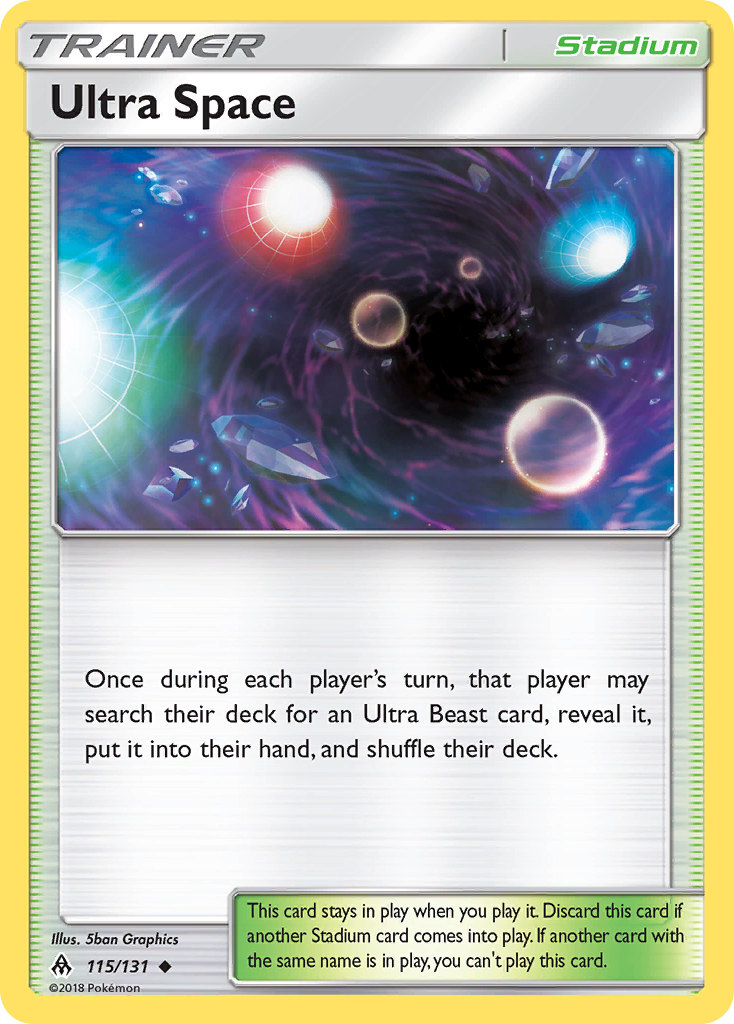 Ultra Space – Forbidden Light 115/131 Pokémon card