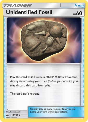 Unidentified Fossil - Forbidden Light 116
