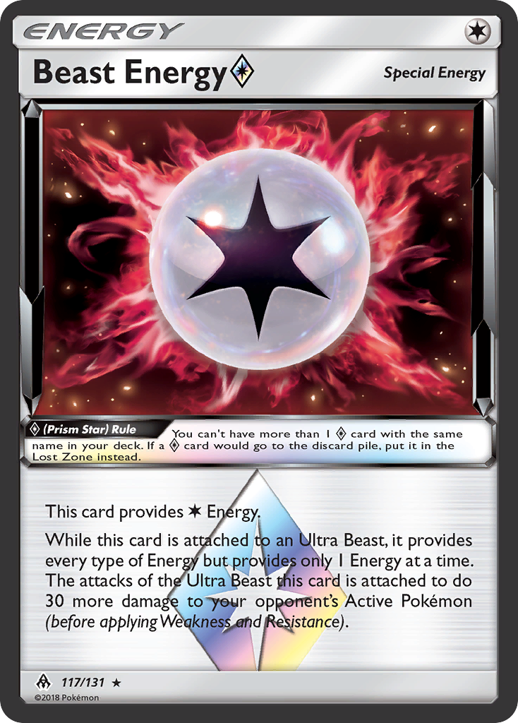 Beast Energy ◇ – Forbidden Light 117/131 Pokémon card