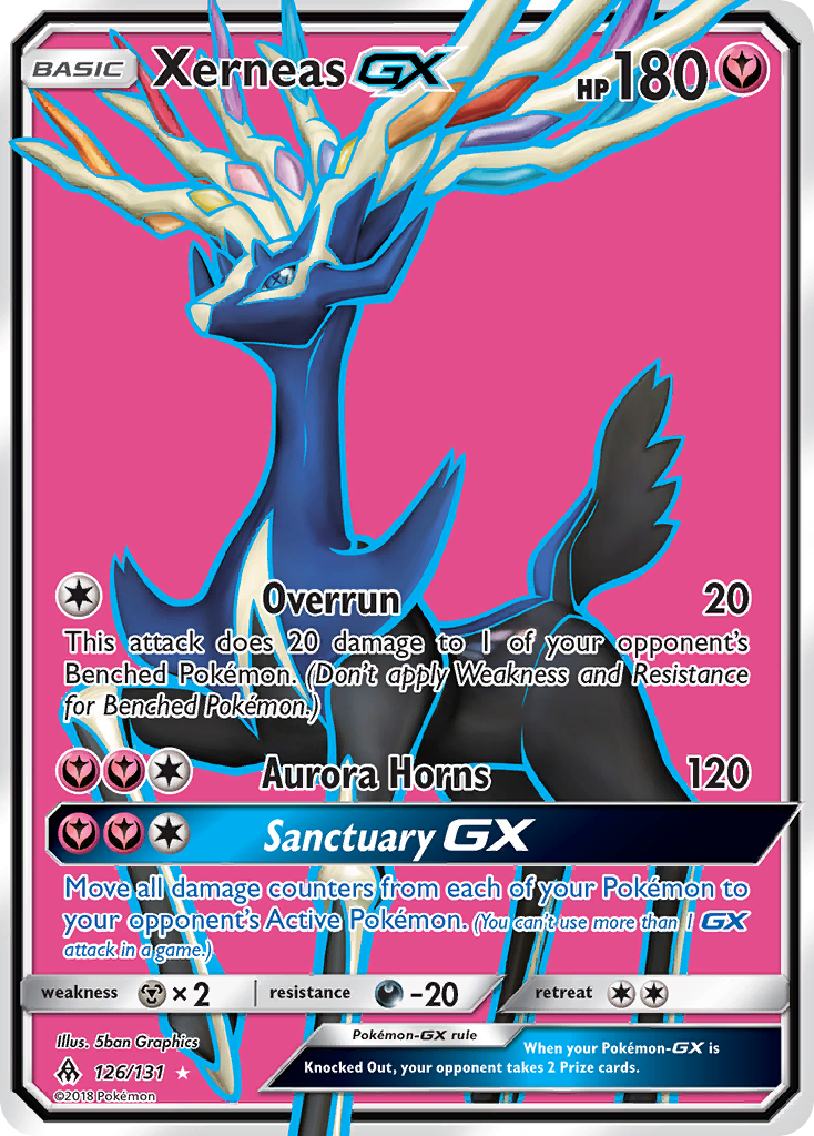 Xerneas-GX – Forbidden Light 126/131 Pokémon card