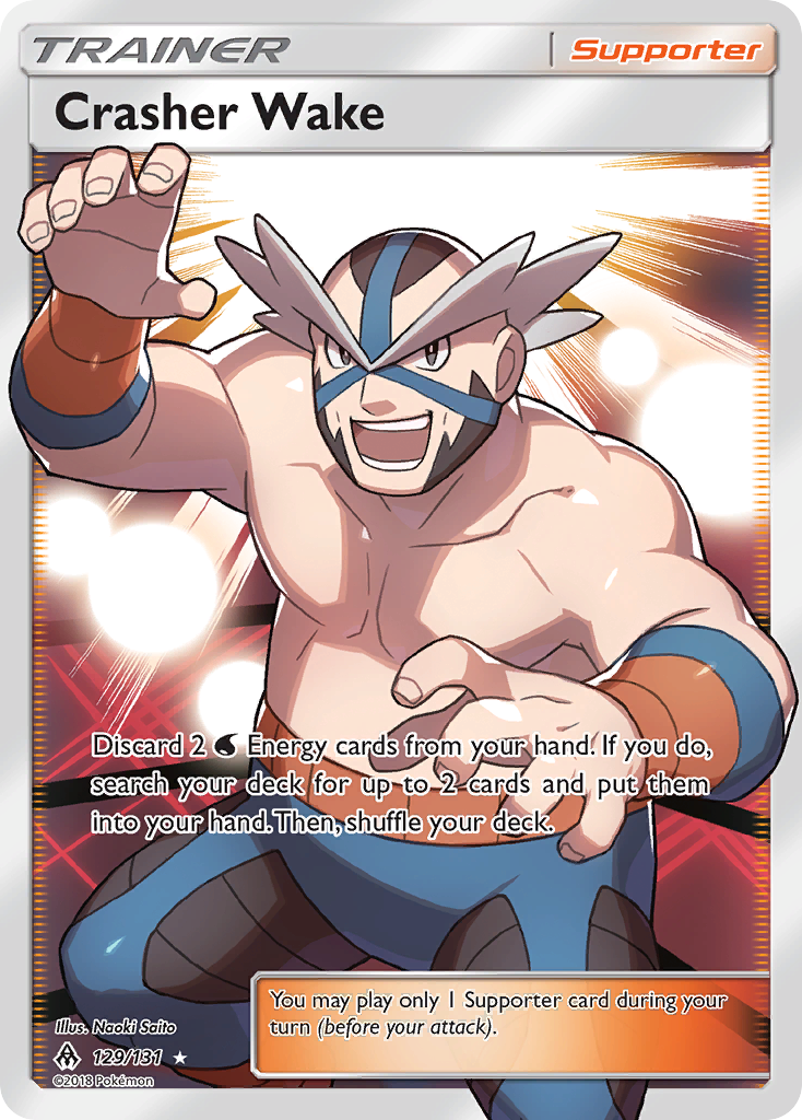 Crasher Wake – Forbidden Light 129/131 Pokémon card