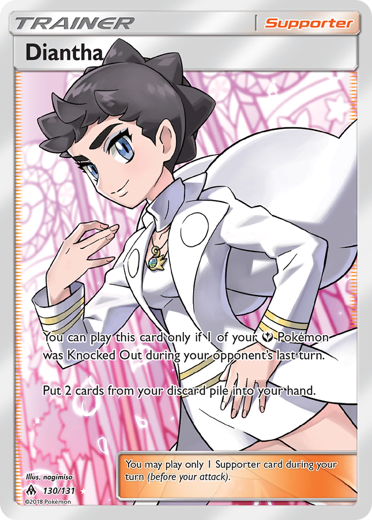 Diantha – Forbidden Light 130/131 Pokémon card