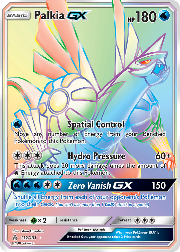 Palkia-GX – Forbidden Light 132/131 Pokémon card