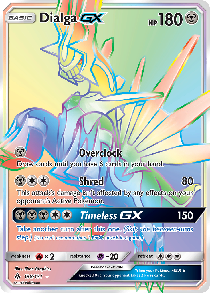 Dialga-GX – Forbidden Light 138/131 Pokémon card