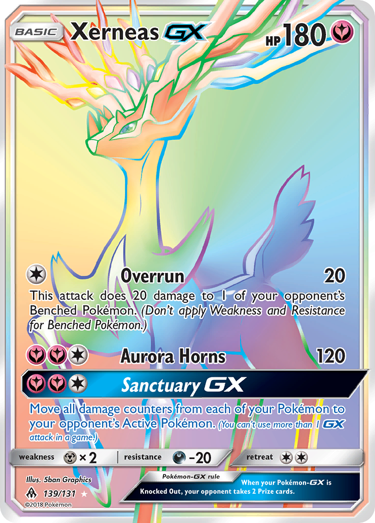 Xerneas-GX – Forbidden Light 139/131 Pokémon card