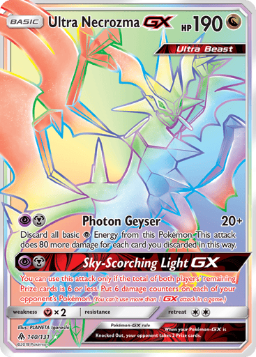 Ultra Necrozma-GX - Forbidden Light 140