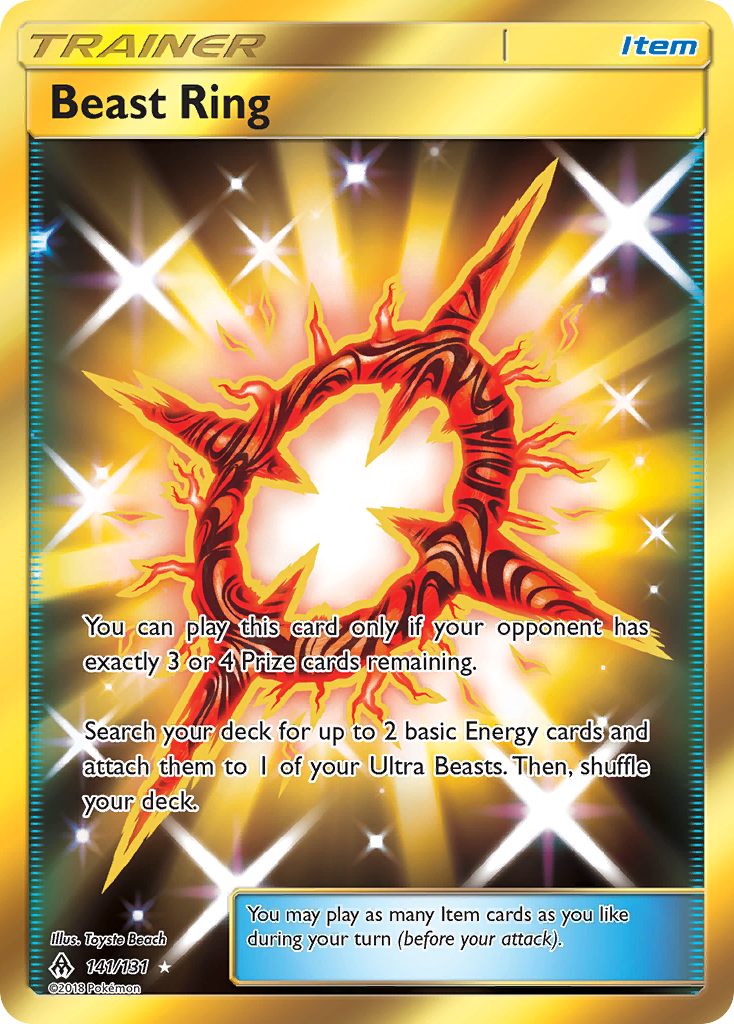 Beast Ring – Forbidden Light 141/131 Pokémon card