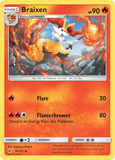 Braixen - Forbidden Light 16