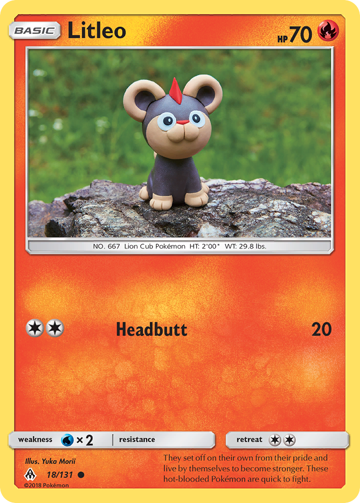 Litleo – Forbidden Light 18/131 Pokémon card