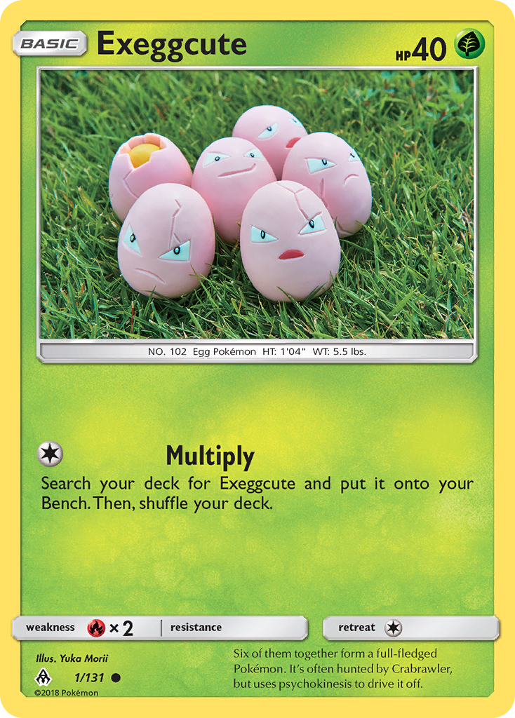 Exeggcute – Forbidden Light 1/131 Pokémon card