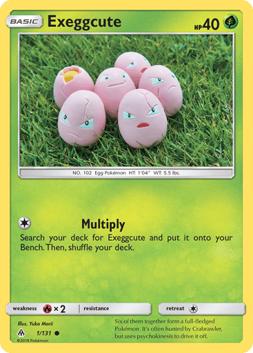 Exeggcute - Forbidden Light 1