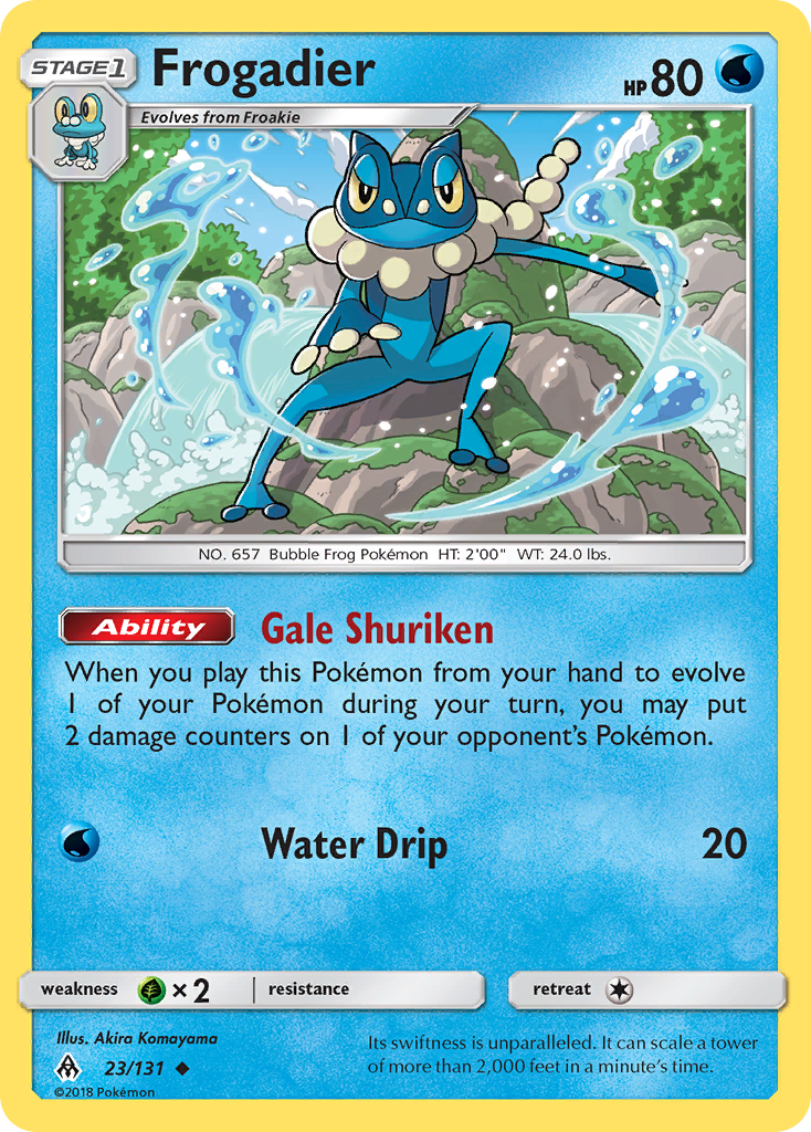 Frogadier – Forbidden Light 23/131 Pokémon card