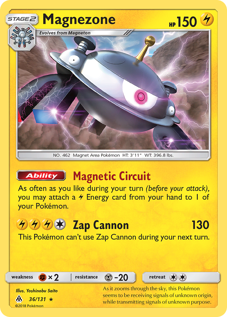 Magnezone – Forbidden Light 36/131 Pokémon card