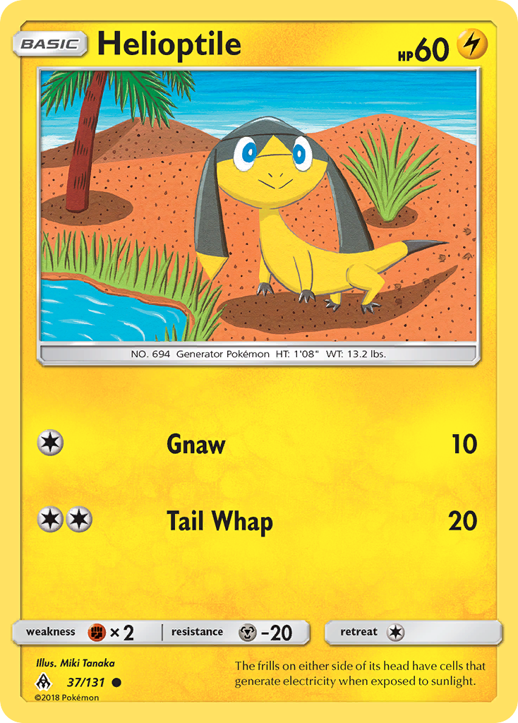 Helioptile – Forbidden Light 37/131 Pokémon card