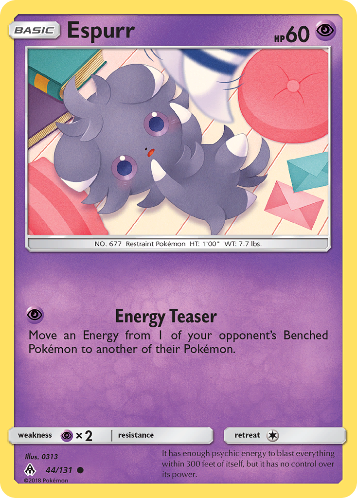Espurr – Forbidden Light 44/131 Pokémon card