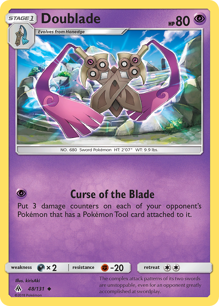 Doublade – Forbidden Light 48/131 Pokémon card