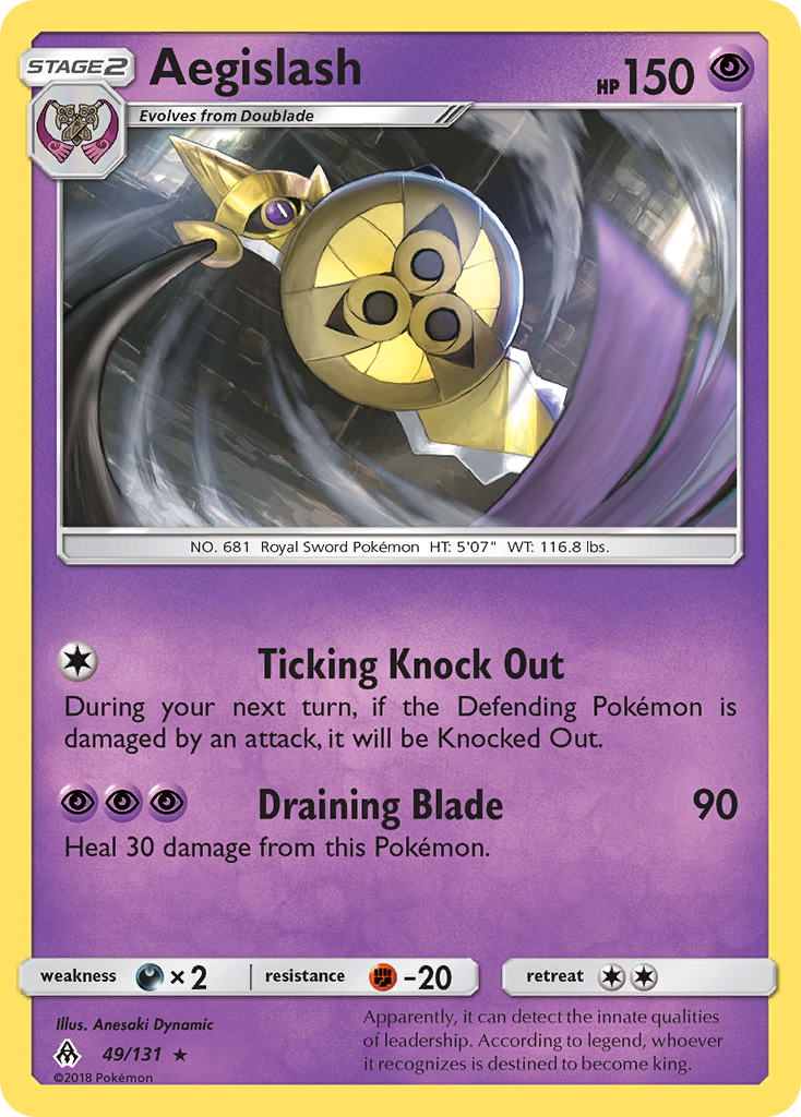 Aegislash – Forbidden Light 49/131 Pokémon card