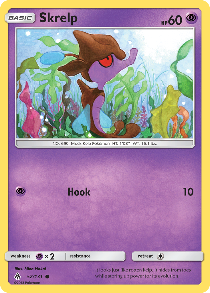 Skrelp – Forbidden Light 52/131 Pokémon card