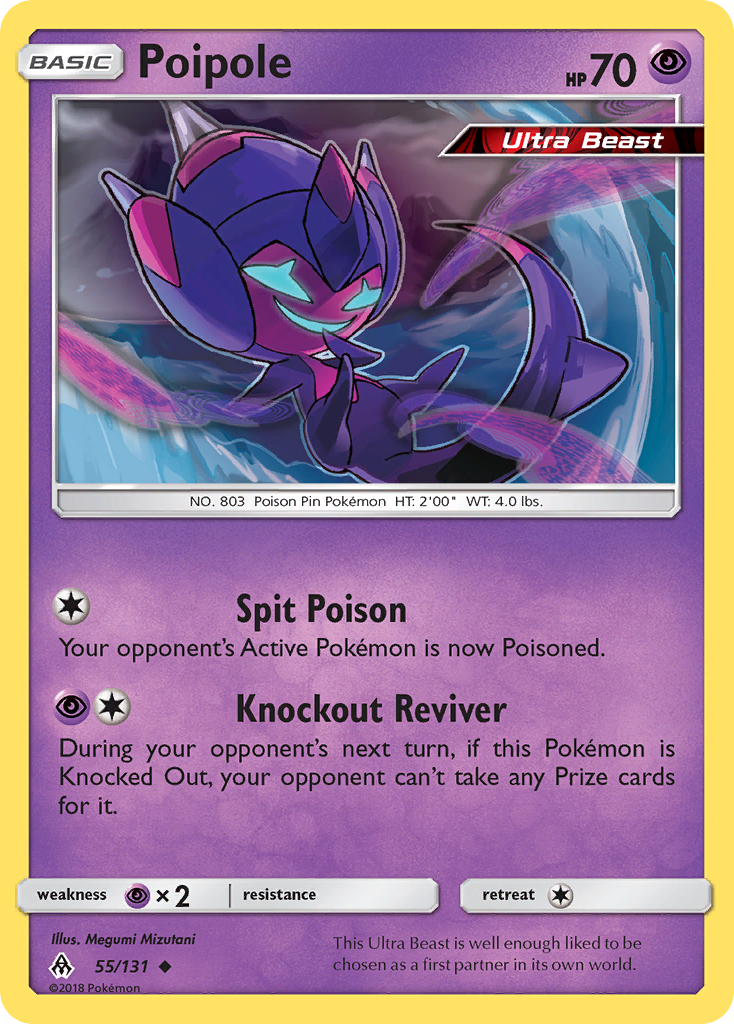 Poipole – Forbidden Light 55/131 Pokémon card