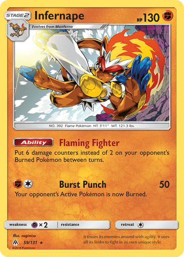 Infernape - Forbidden Light 59