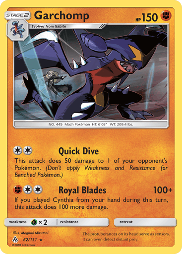 Garchomp - Forbidden Light 62
