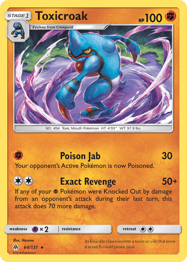 Toxicroak - Forbidden Light 64