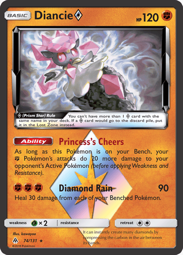 Diancie ◇ - Forbidden Light 74