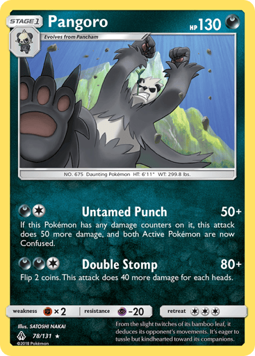Pangoro - Forbidden Light 78