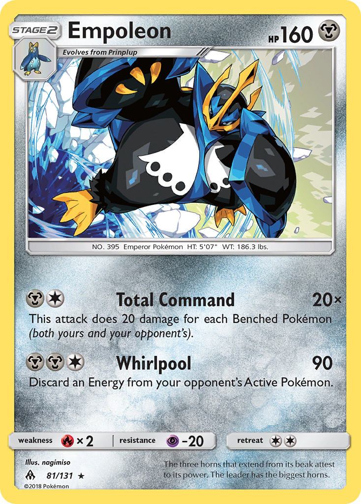 Empoleon – Forbidden Light 81/131 Pokémon card