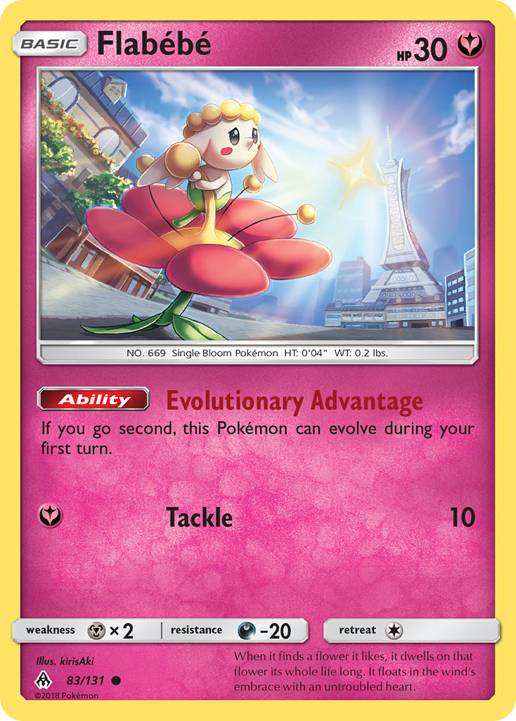 Flabébé – Forbidden Light 83/131 Pokémon card