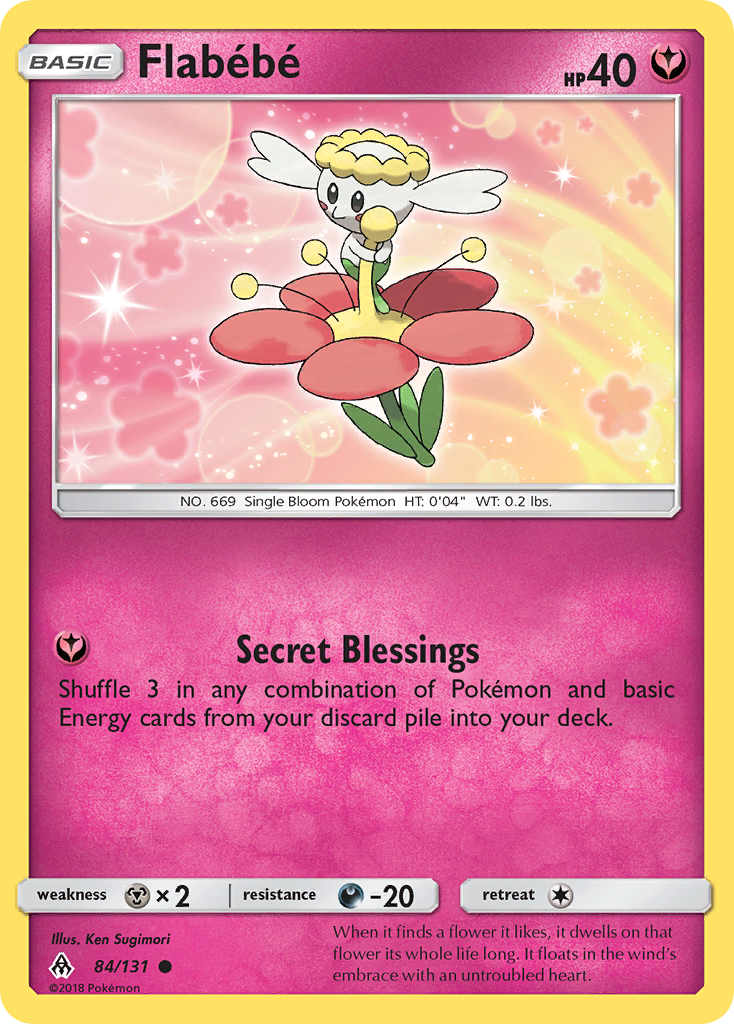 Flabébé – Forbidden Light 84/131 Pokémon card
