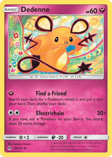 Dedenne - Forbidden Light 88