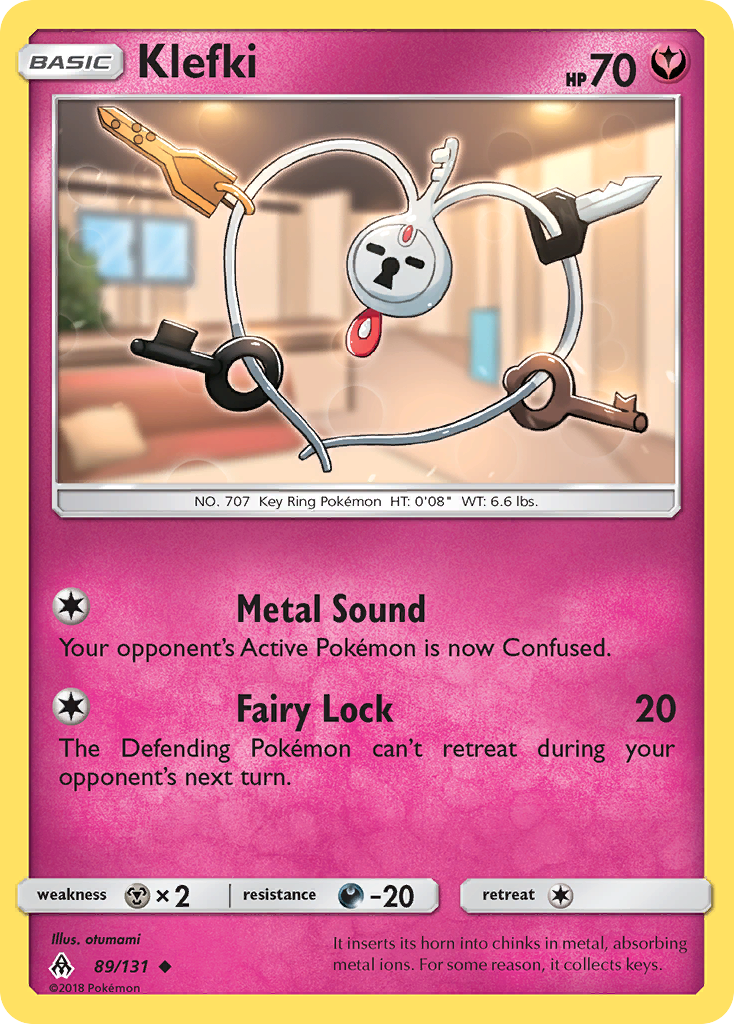 Klefki – Forbidden Light 89/131 Pokémon card
