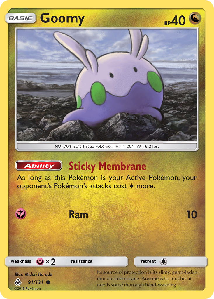Goomy – Forbidden Light 91/131 Pokémon card
