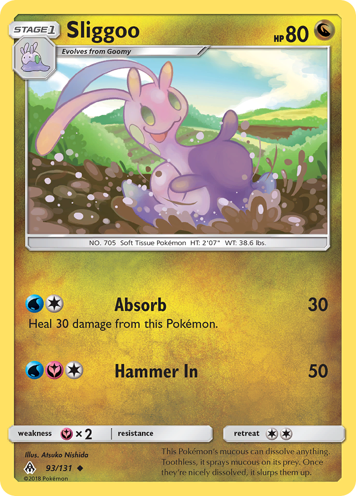 Sliggoo – Forbidden Light 93/131 Pokémon card