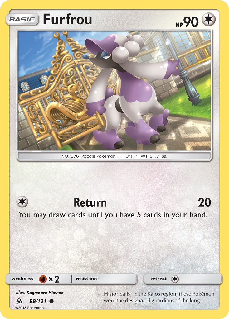 Furfrou – Forbidden Light 99/131 Pokémon card