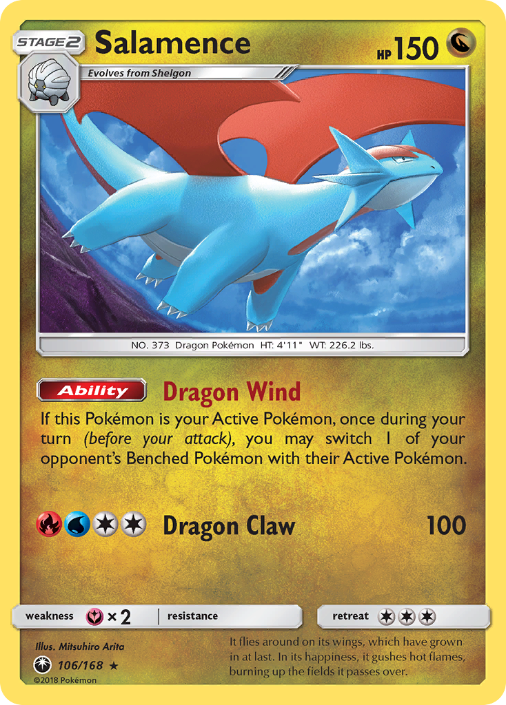 Salamence – Celestial Storm 106/168 Pokémon card