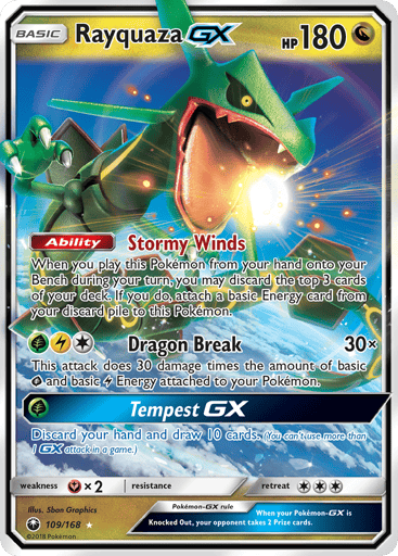 Rayquaza-GX - Celestial Storm 109