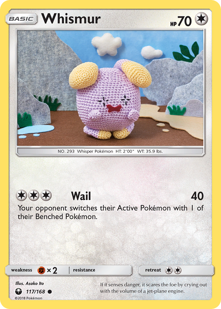 Whismur – Celestial Storm 117/168 Pokémon card