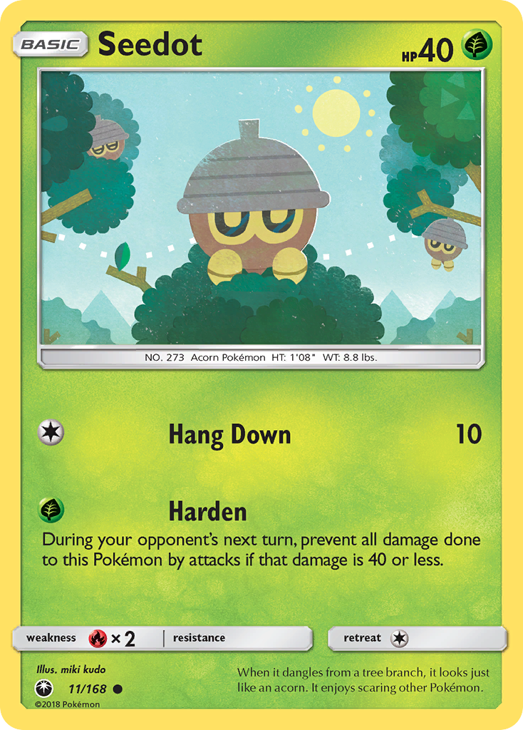 Seedot – Celestial Storm 11/168 Pokémon card